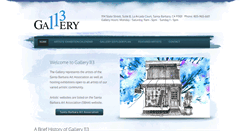 Desktop Screenshot of gallery113sb.com